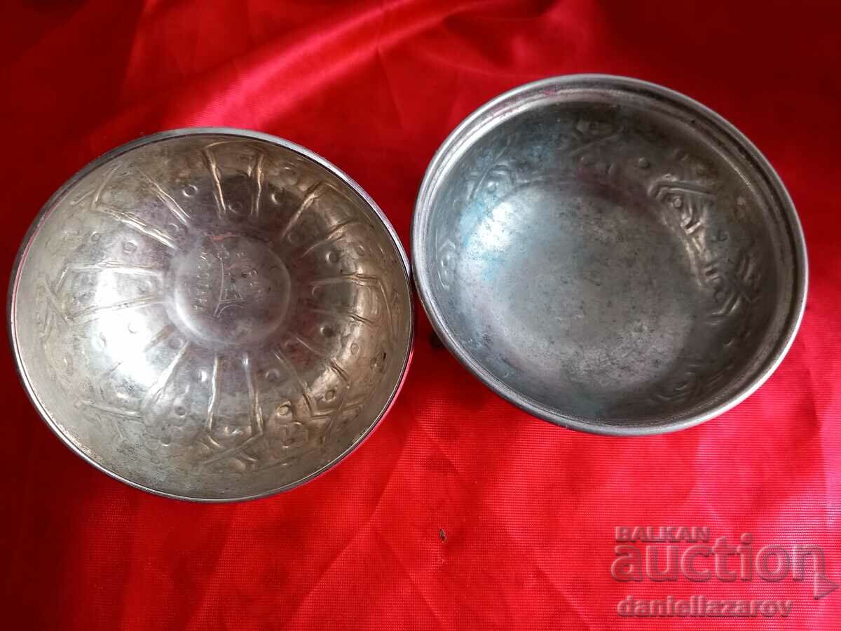 Auction Old PERSIAN Silver Plated Bowl, Bonbonniera, Sugar Bowl Auction Old PERSIAN Silver Plated Bowl, Bonbonniera, Sugar Bowl
