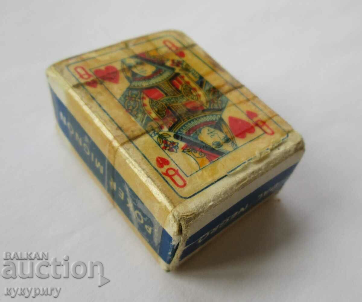 Set de jocuri vechi de cărți mici pentru poker Del Negro Treviso - 6