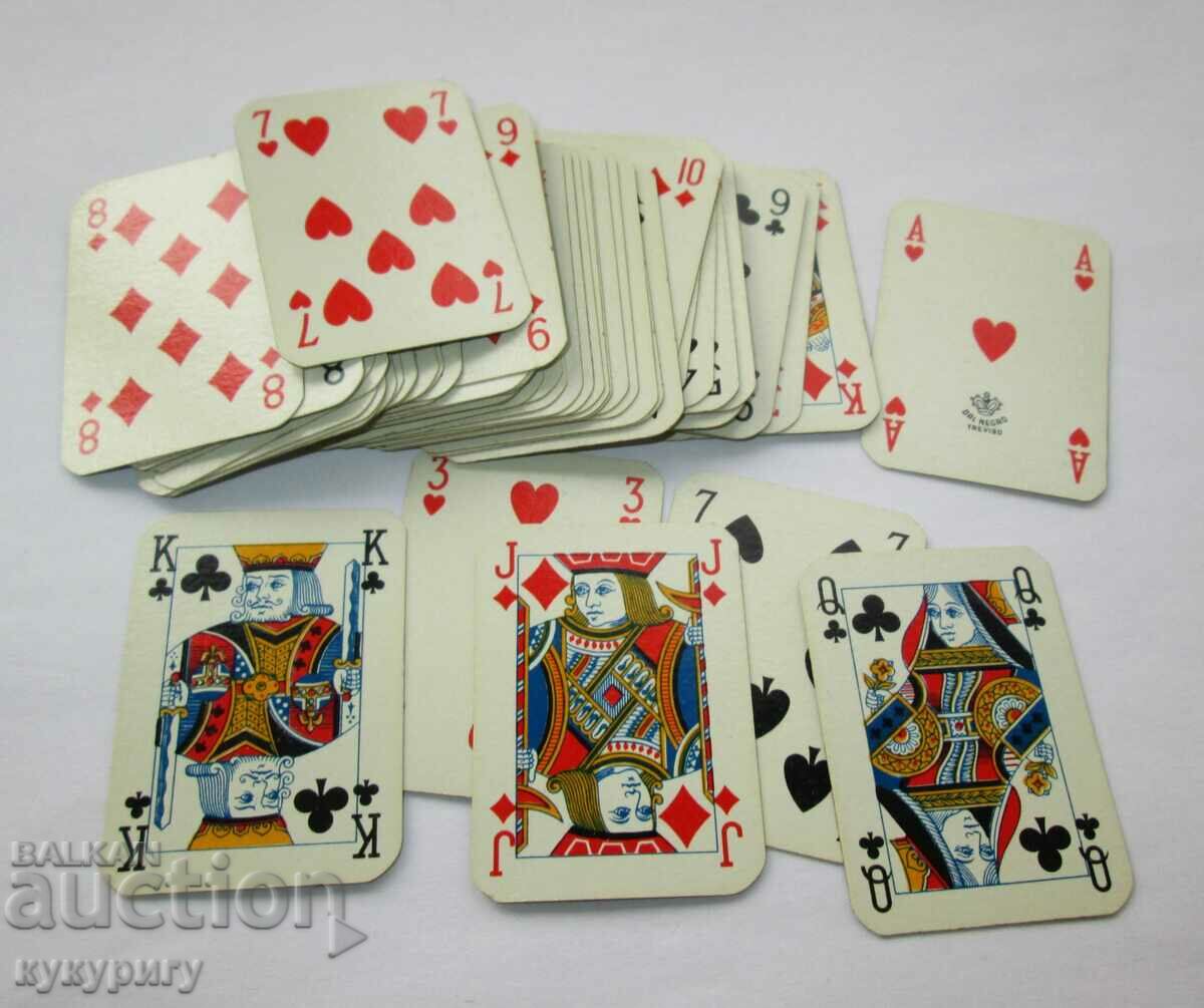 Set de jocuri vechi de cărți mici pentru poker Del Negro Treviso - 7