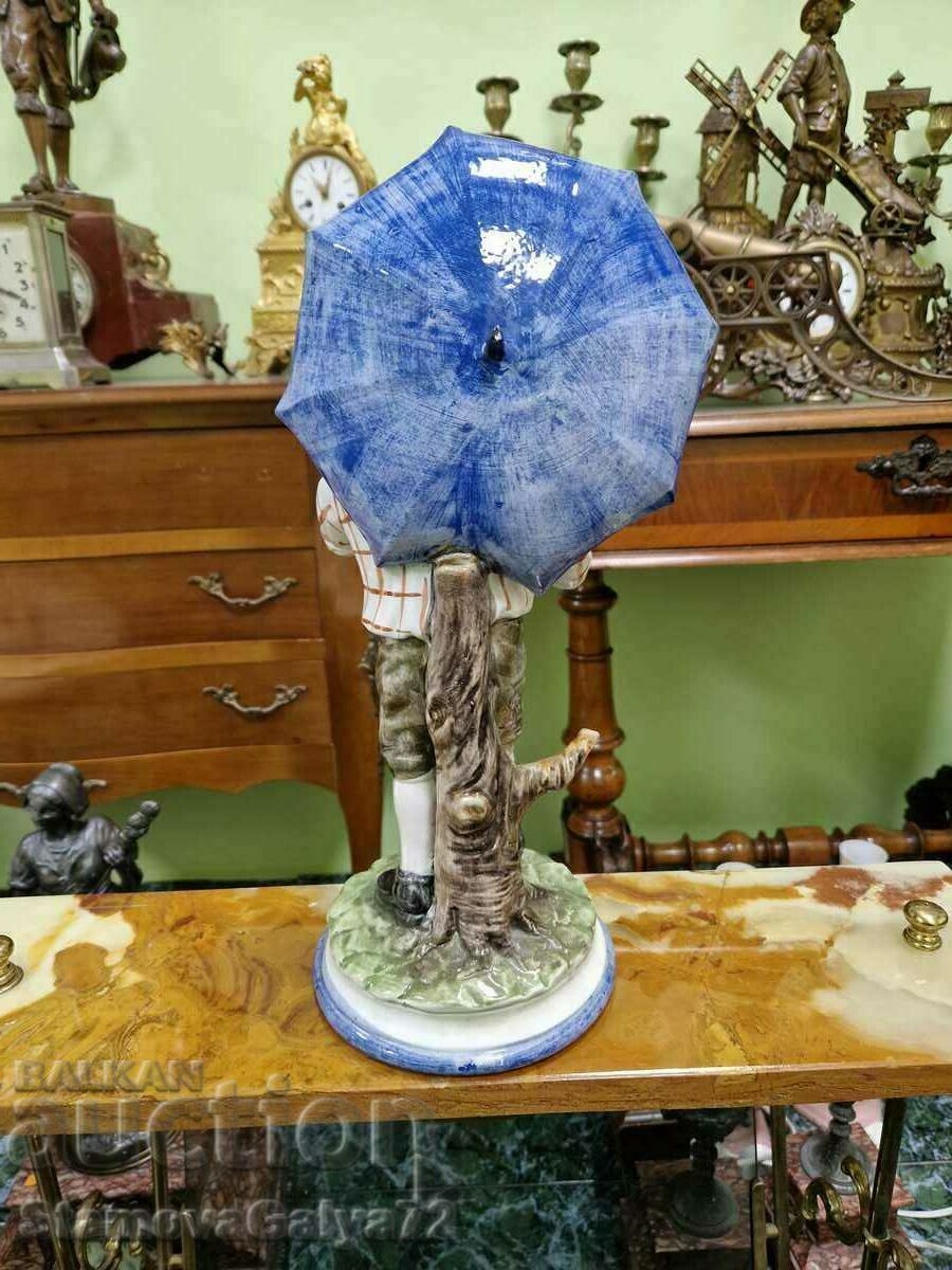 Превъзходна антикварна италианска порцеланова фигура Capodim - 5 Превъзходна антикварна италианска порцеланова фигура Capodim - 5