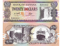 tino37- GUIANA - 20 DOLLARS - 1993/96 - UNC