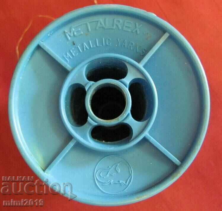 Auction Original Large Reel with Gold Metal Sheath-METALREX Auction Original Large Reel with Gold Metal Sheath-METALREX