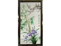 Chinese painting Spring hand painted in wooden frame 50/95