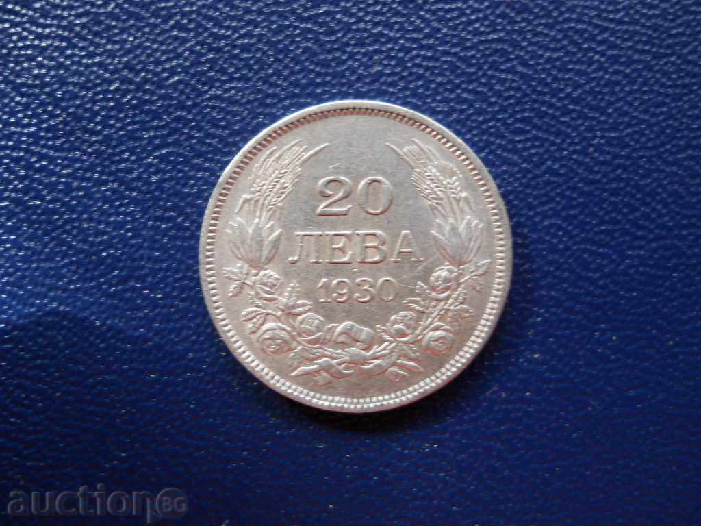20 BGN 1930 - Bulgaria (argint)