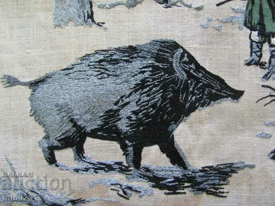 Delivery of Vintich Hand Sewn Tapestry Delivery of Vintich Hand Sewn Tapestry