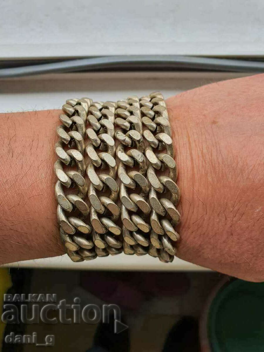 Rocker silver plated bracelet with price € 20.00 | 39.12 BGN
