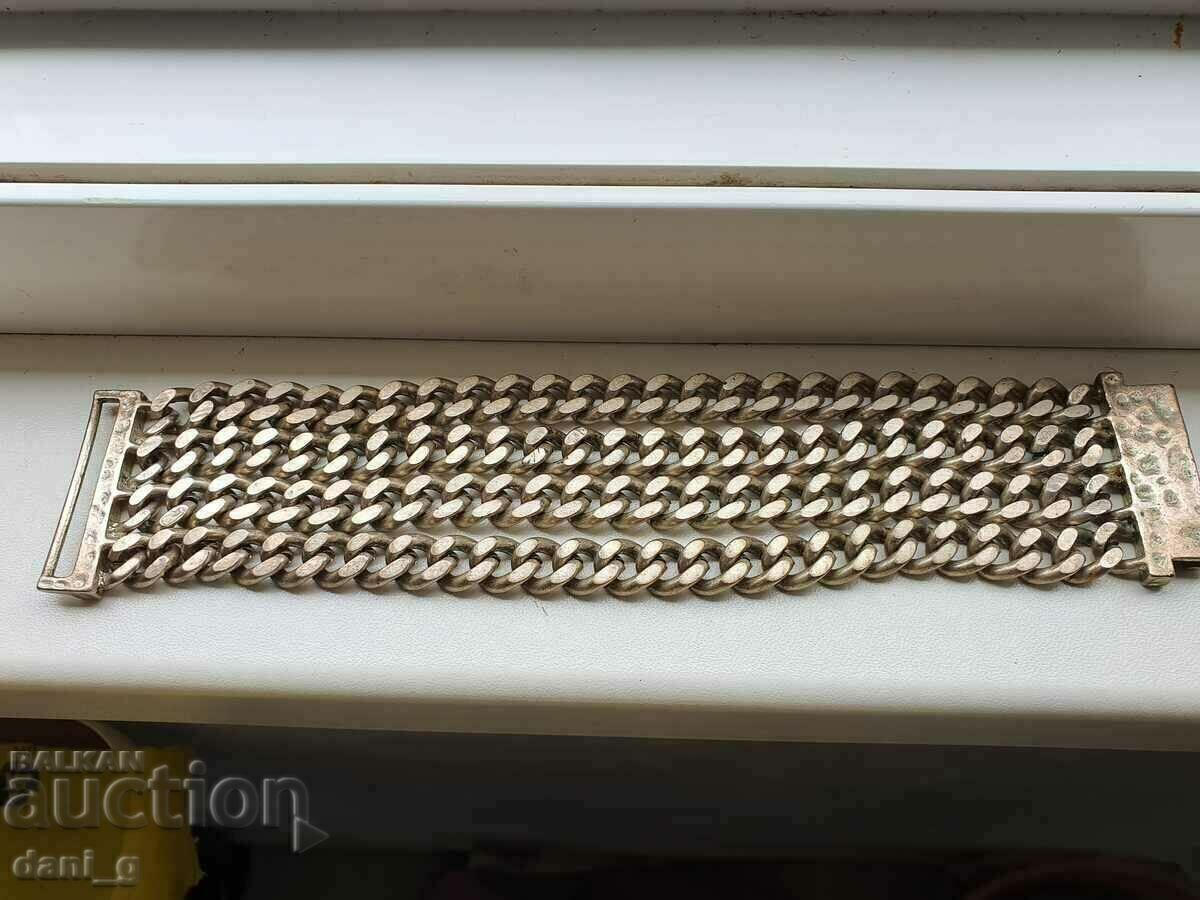 Ασημένιο βραχιόλι Rocker Ασημένιο βραχιόλι Rocker