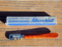 стар Германски стъклорез уред за рязане на стъкло с кутия