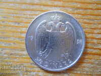 20 dinari 1938 - Iugoslavia (argint)