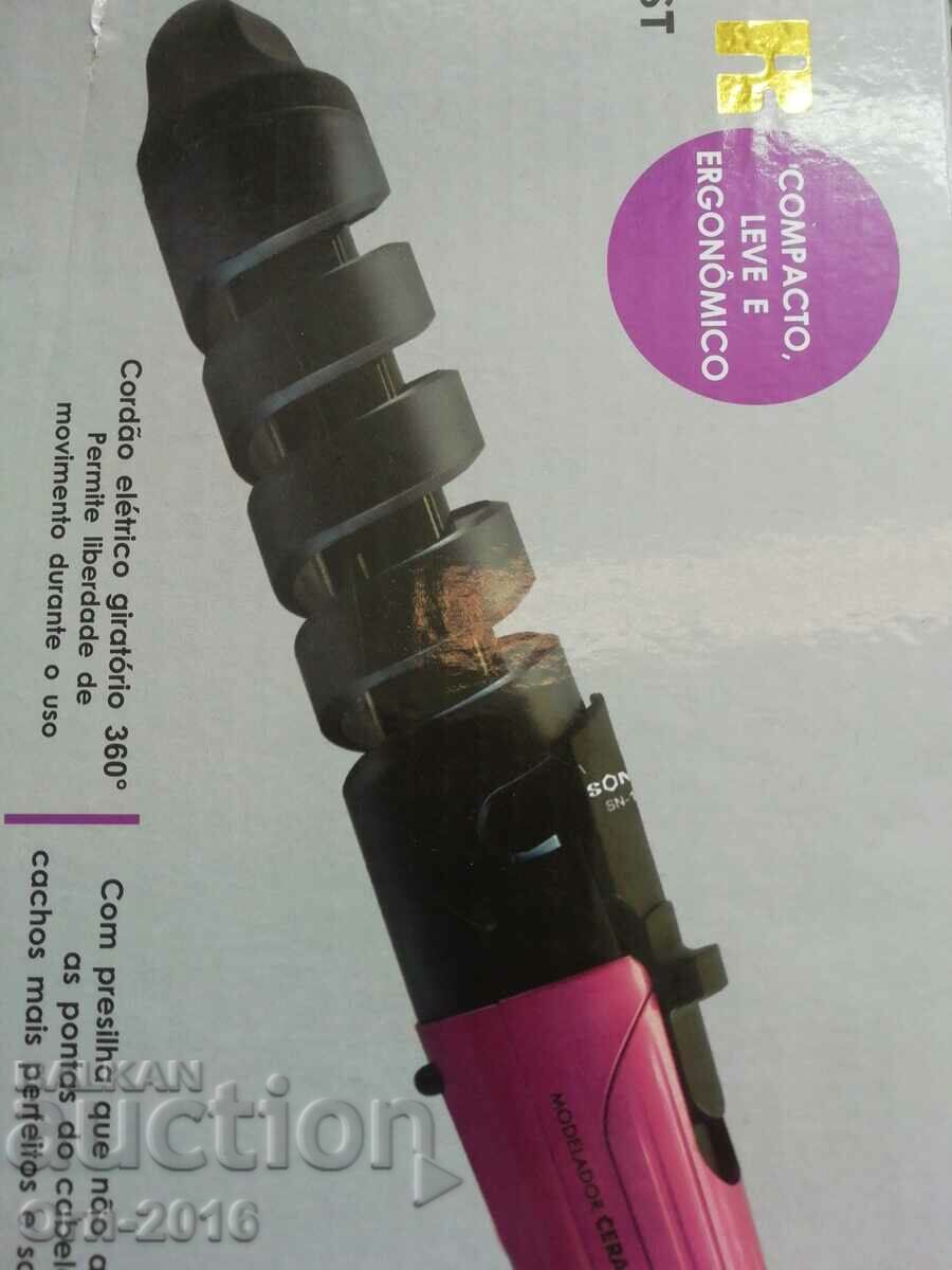 Аукцион Професионална керамична маша за Къдрици Аукцион Професионална керамична маша за Къдрици