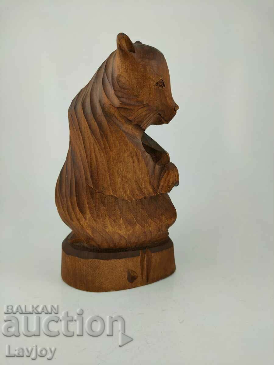 Figurină sculptată în lemn Ursul cu preț € 30.00 | 58.68 BGN
