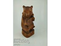 Wood carving figurine Bear