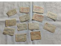 CITY TRANSPORT TICKETS LOT 14 NUMBERS