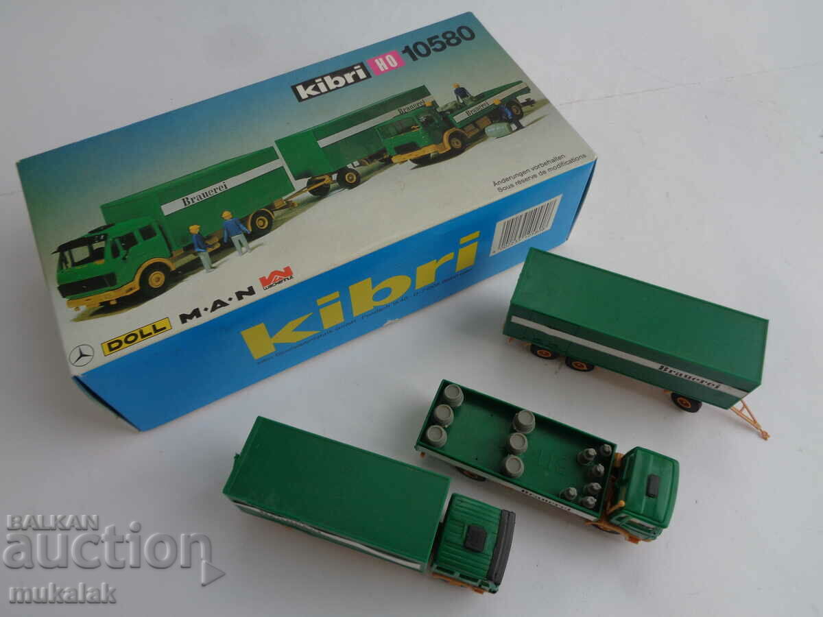 KIBRI H0 1/87 MERCEDES MAN TRUCK MODEL TOY TROLLEY - 5 KIBRI H0 1/87 MERCEDES MAN TRUCK MODEL TOY TROLLEY - 5