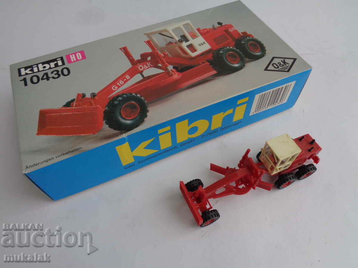 KIBRI H0 1/87 GRADER FADROMA EXCAVATOR MODEL TOY TROLLEY - 6 KIBRI H0 1/87 GRADER FADROMA EXCAVATOR MODEL TOY TROLLEY - 6