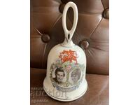 Porcelain wedding bell - Charles and Diana, 29.07.1981.