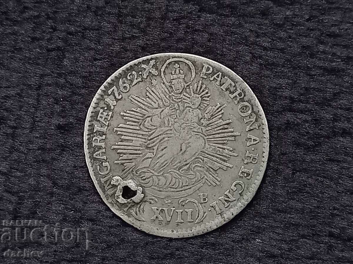 Σπάνιο ασημένιο νόμισμα MARIA THERESA PATRONA Αυστρία 1762 με τιμή € 19.00 | 37.16 BGN Σπάνιο ασημένιο νόμισμα MARIA THERESA PATRONA Αυστρία 1762 με τιμή € 19.00 | 37.16 BGN