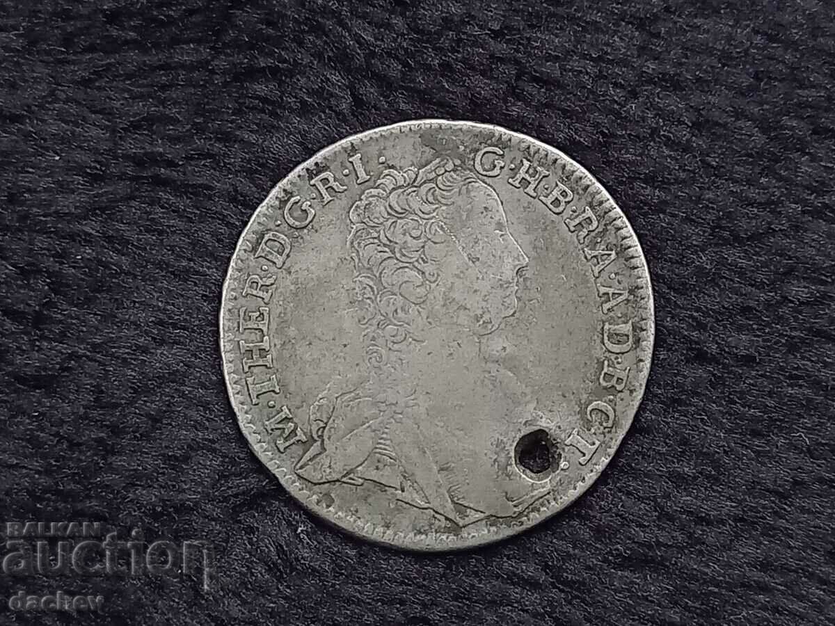 Аукцион Рядка Сребърна Монета МАРИЯ ТЕРЕЗА PATRONA Австрия 1762