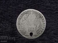 Rare Silver Coin MARIA THERESA PATRONA Austria 1779
