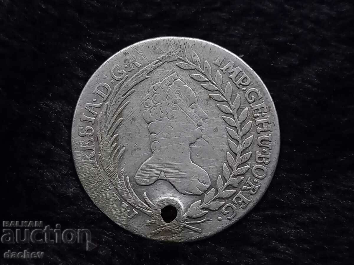 Auction Rare Silver Coin MARIA THERESA PATRONA Austria 1765 Auction Rare Silver Coin MARIA THERESA PATRONA Austria 1765