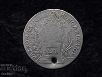 Rare Silver Coin MARIA THERESA PATRONA Austria 1765