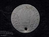 Rare Silver Coin MARIA THERESA PATRONA Austria 1765