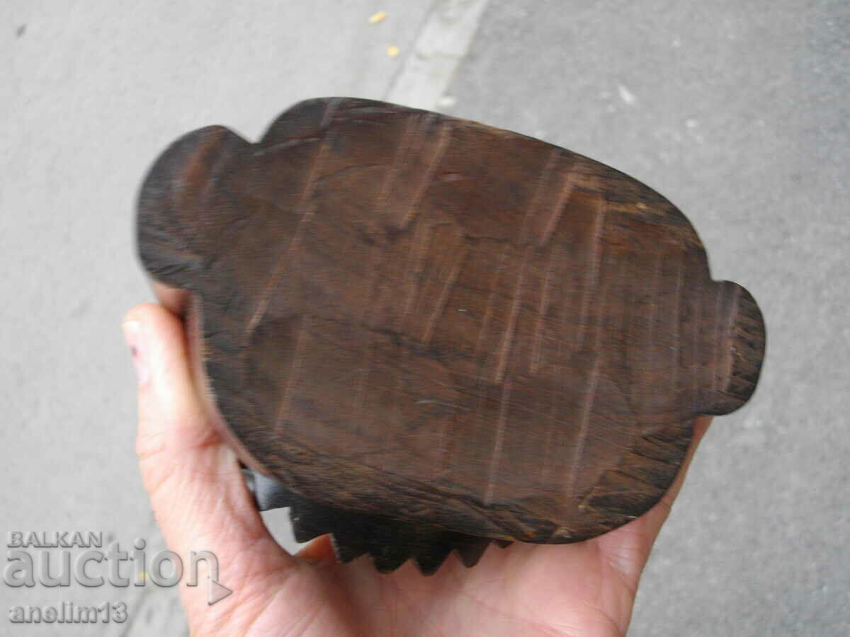 BUTS DE STATUETA VECHI SCULTURA IN LEMN - 7