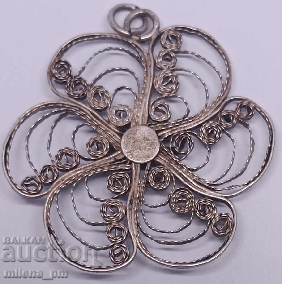 Παλιό ασημένιο μενταγιόν - 7 Παλιό ασημένιο μενταγιόν - 7