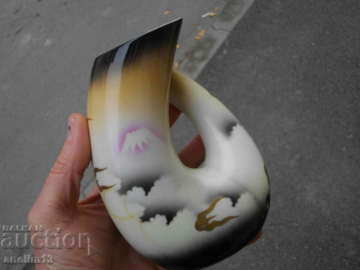 FRUMOASĂ VAZĂ DRAGON DE PORCELAN pictat - 5