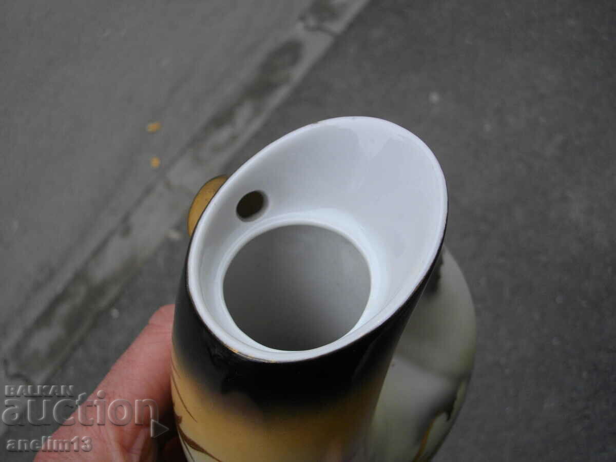 FRUMOASĂ VAZĂ DRAGON DE PORCELAN pictat - 6