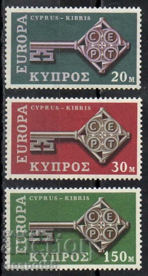 1968. Cipru (greacă). Europa.