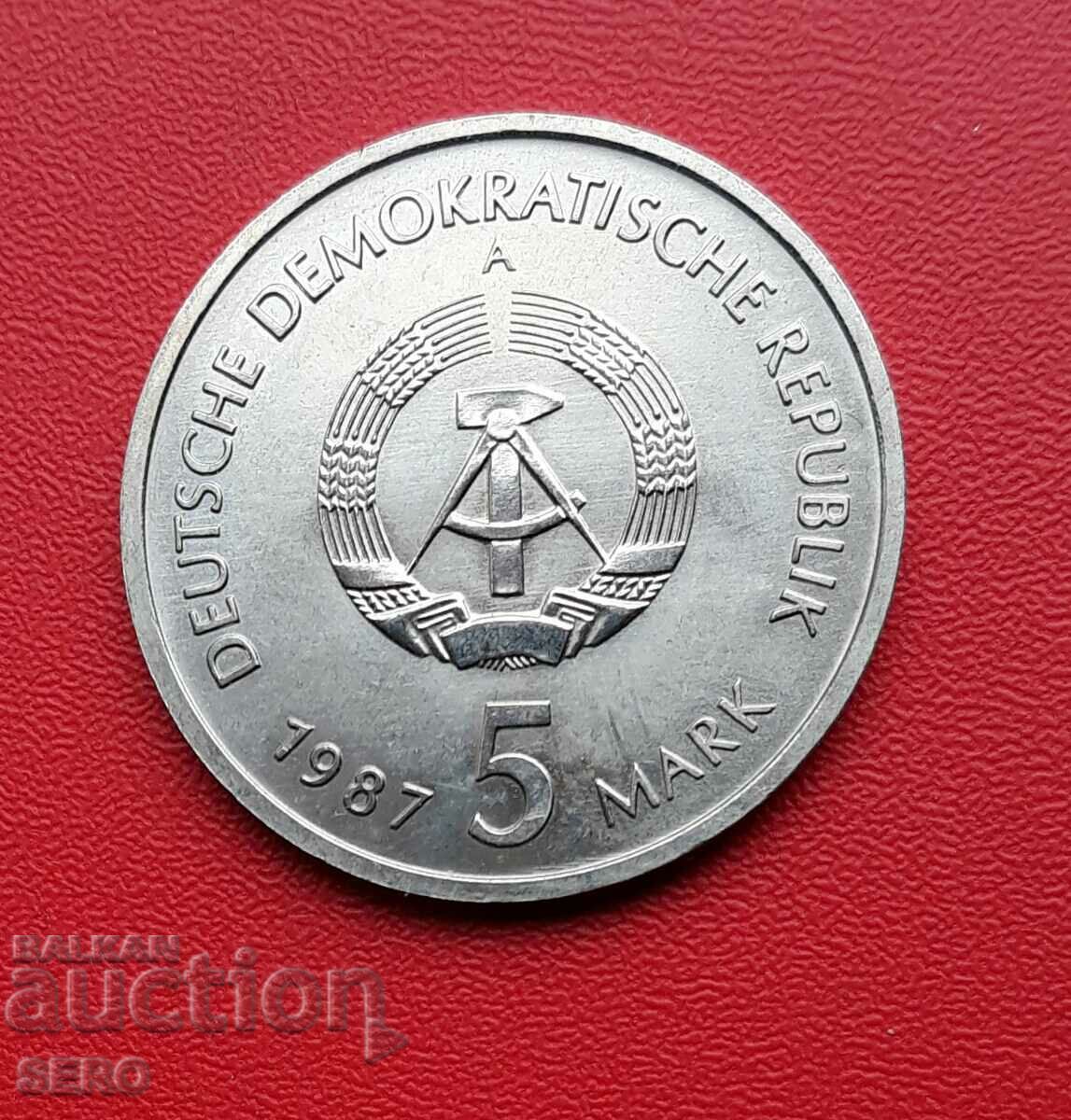 Германия-ГДР-5 марки 1987-Берлин