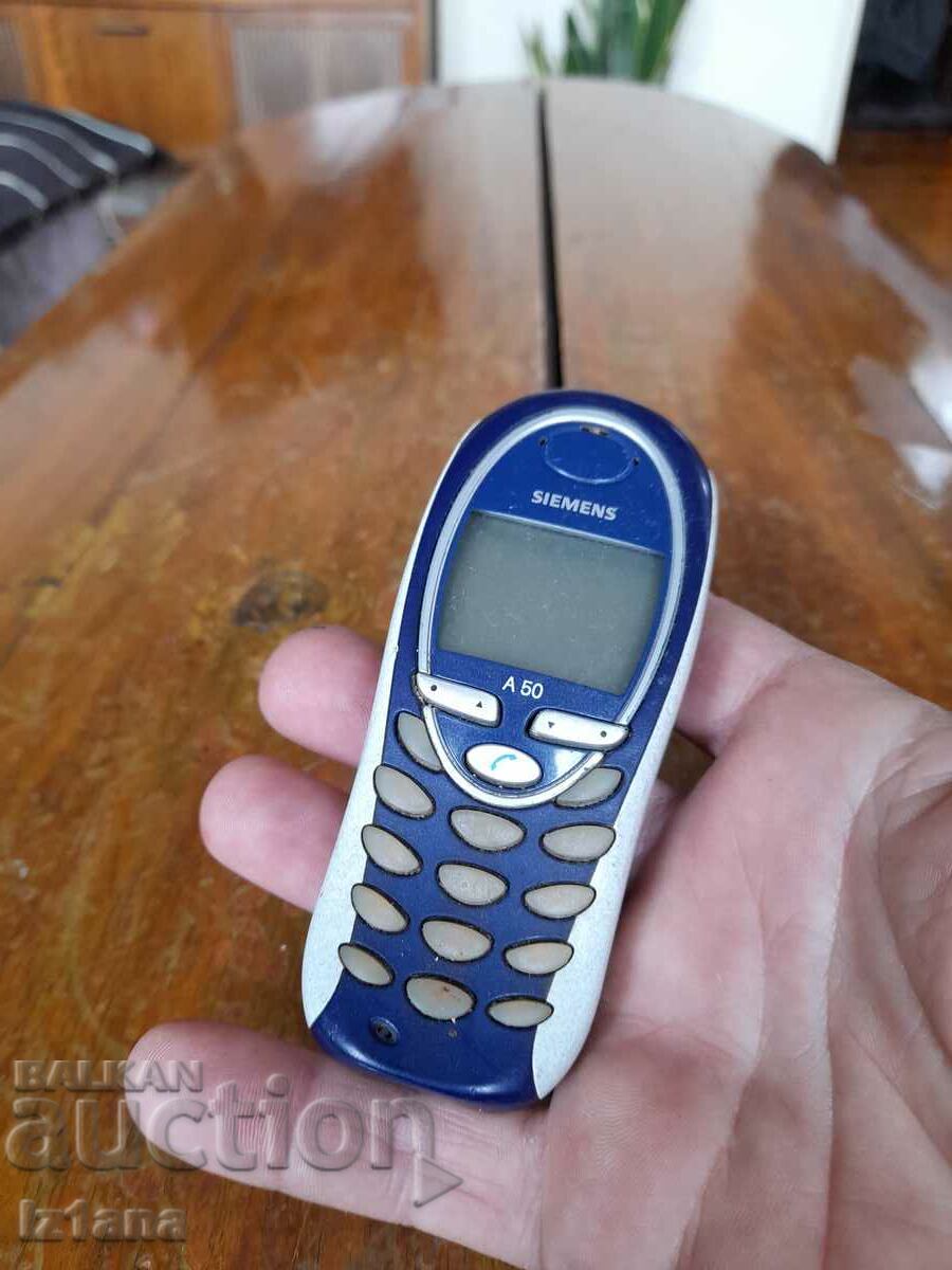 Παλιό τηλέφωνο, GSM Siemens A50 με τιμή 12.00 BGN | € 6.14 Παλιό τηλέφωνο, GSM Siemens A50 με τιμή 12.00 BGN | € 6.14