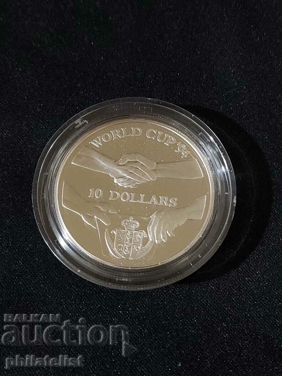 Ниуе 1991 - 10 долара - Световна купа по футбол 1994