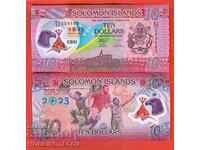 SOLOMON ISLANDS SOLOMON ISL $10 issue 2023 UNC POLYMER