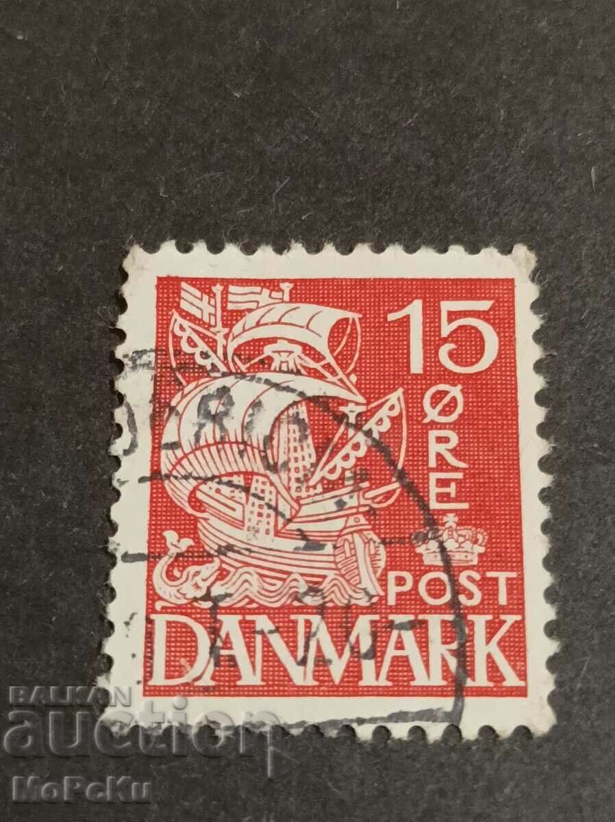 Пощенска марка Дания