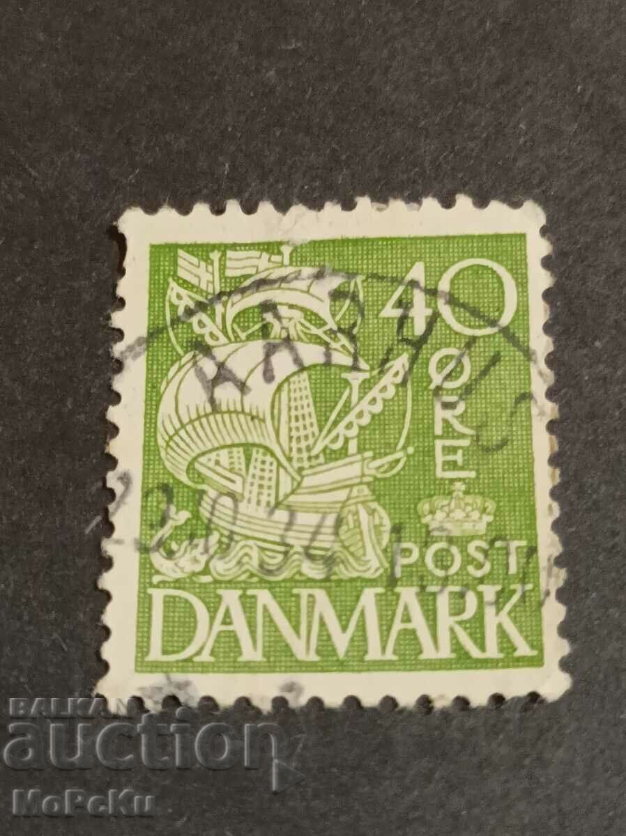 timbru poștal Danemarca