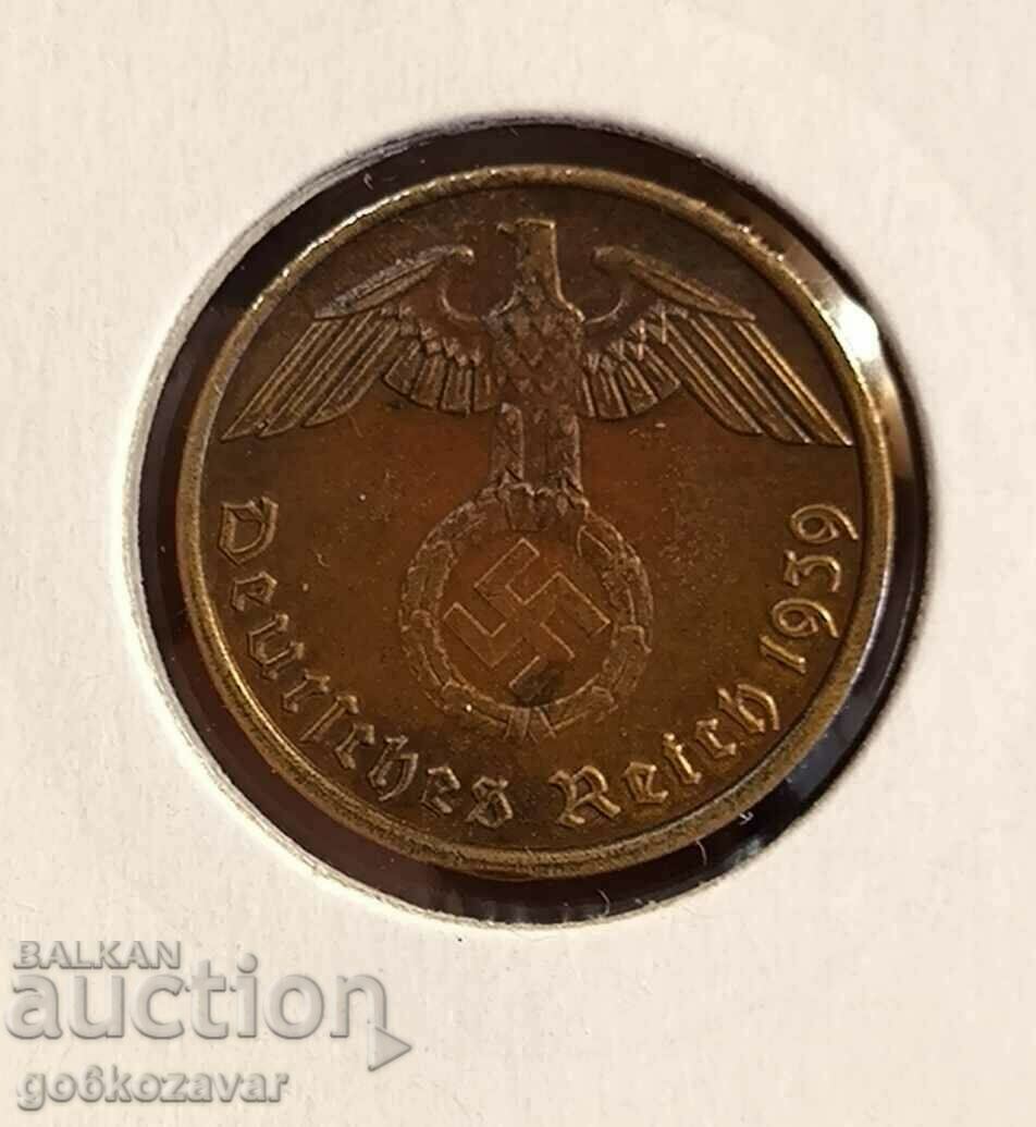 Germany Third Reich 2 Reichspfennig 1939 with price 4.90 BGN | € 2.51