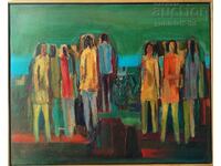 Painting "Walk", Art. Roger Kraev (1945-2022)