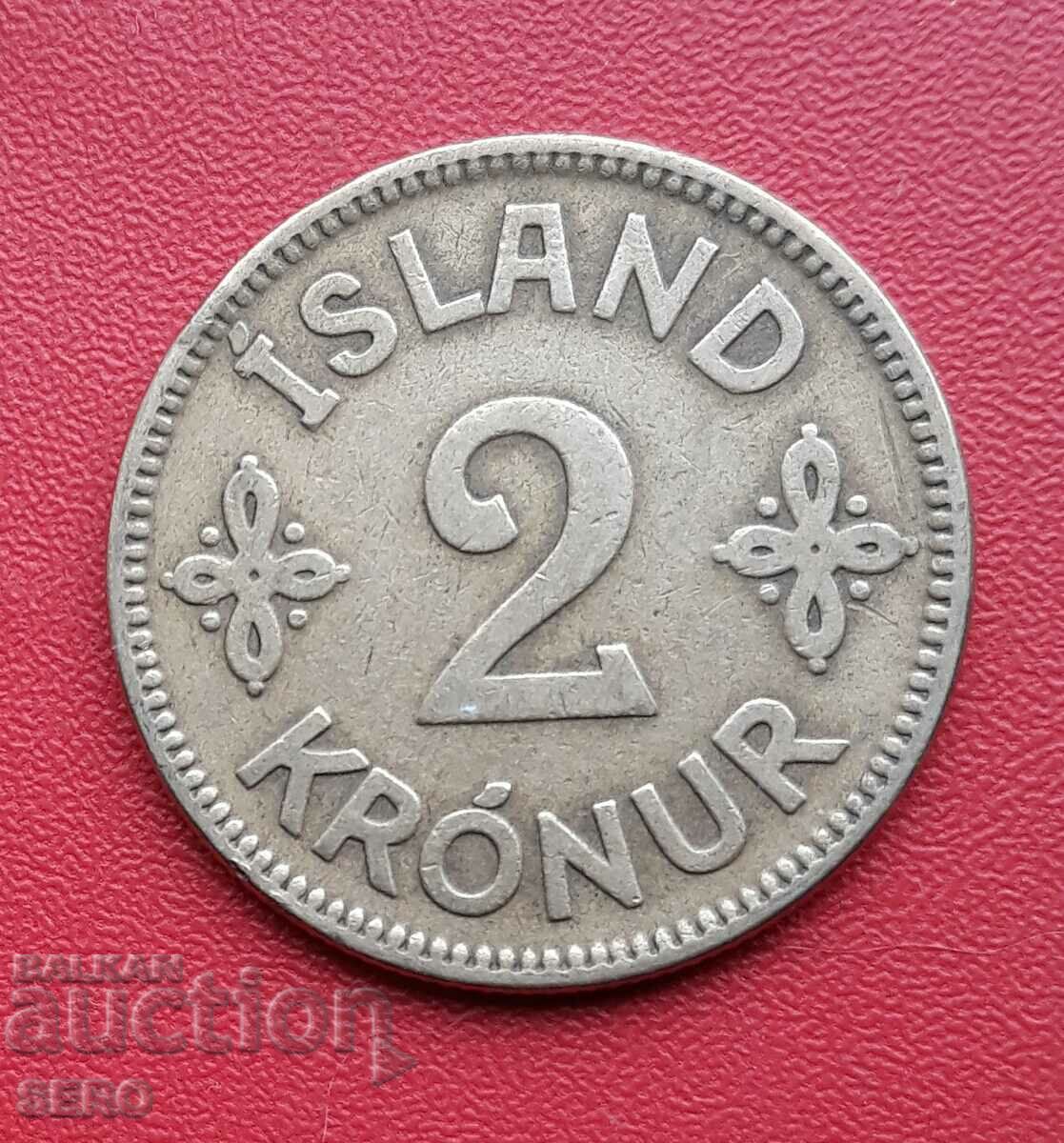 Ισλανδία-2 κορώνες 1925-πολλά σπάνια κυκλοφορία 126 h. όχι.
