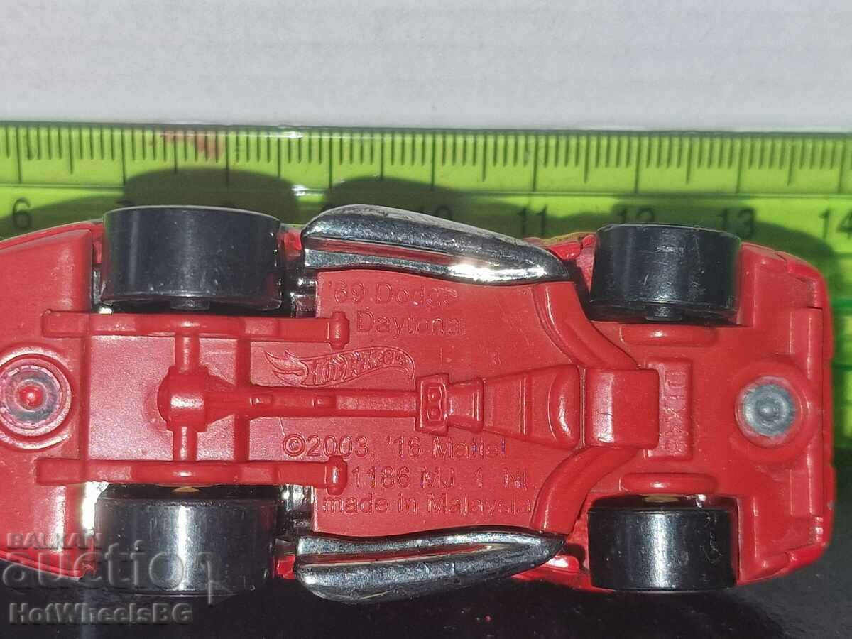 Hot Wheels "69 Dodge Daytona" Metal Car - 5 Hot Wheels "69 Dodge Daytona" Metal Car - 5