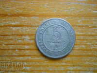 5 centimes 1863 - Belgia