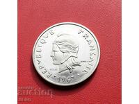 Noile Hebride-20 franci 1967-proof și excl. rar - tiraj 1700