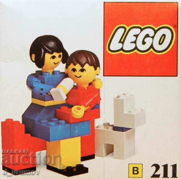 Set LEGO Mother and Baby with Dog / 211-1 /- 1976