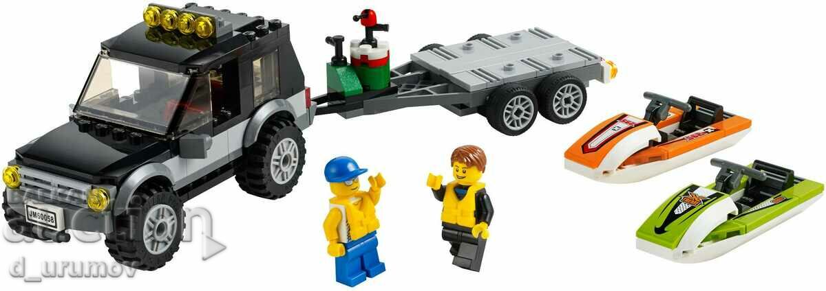 Set LEGO SUV cu ambarcațiuni /60058/