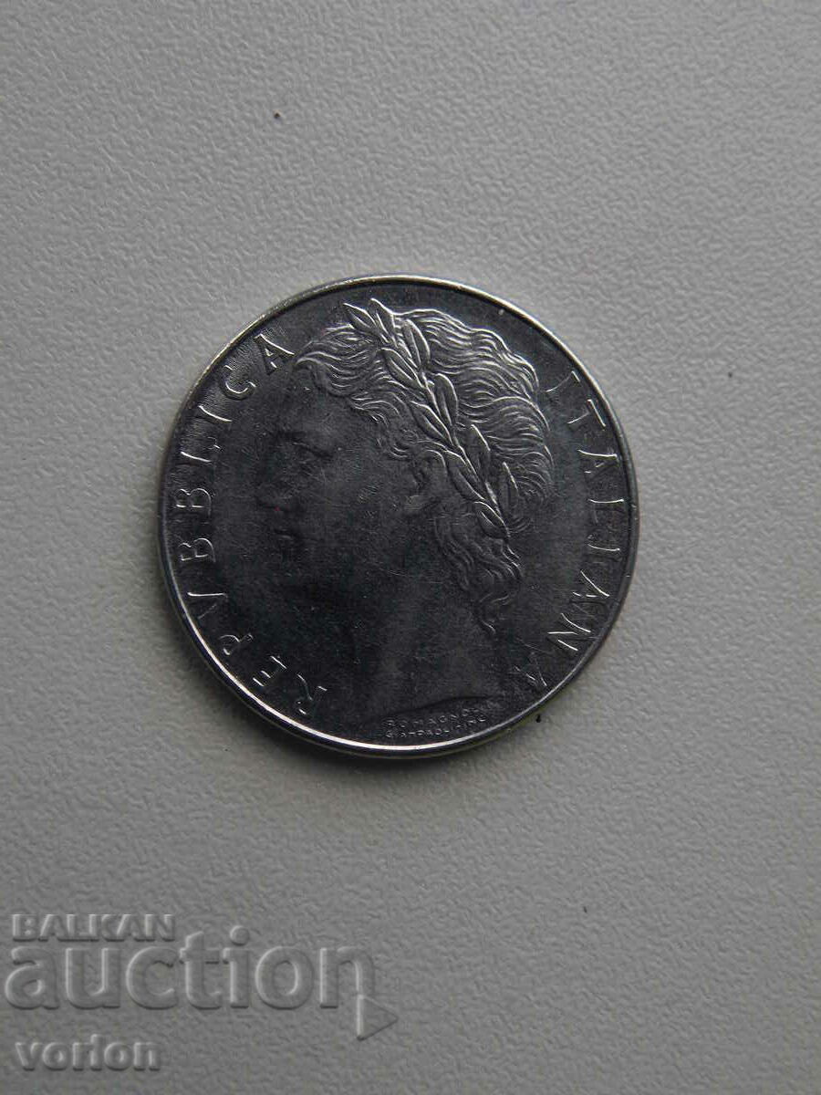 Монета: 100 лири – 1980 г. - Италия.