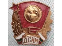 15224 DSNM National Youth Union - bronze enamel screw