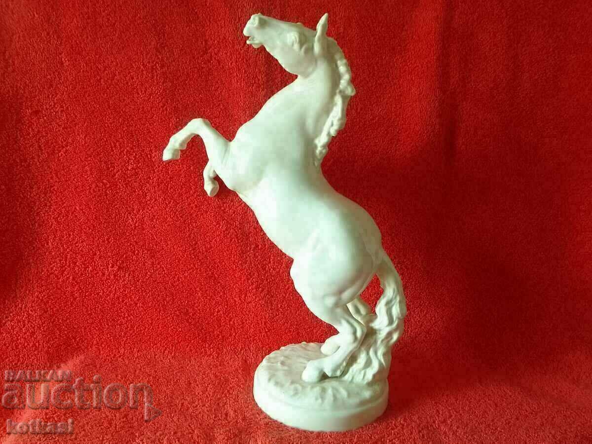 Porcelain figure Horse Stallion Hutschenreuther Karl Tuter Porcelain figure Horse Stallion Hutschenreuther Karl Tuter