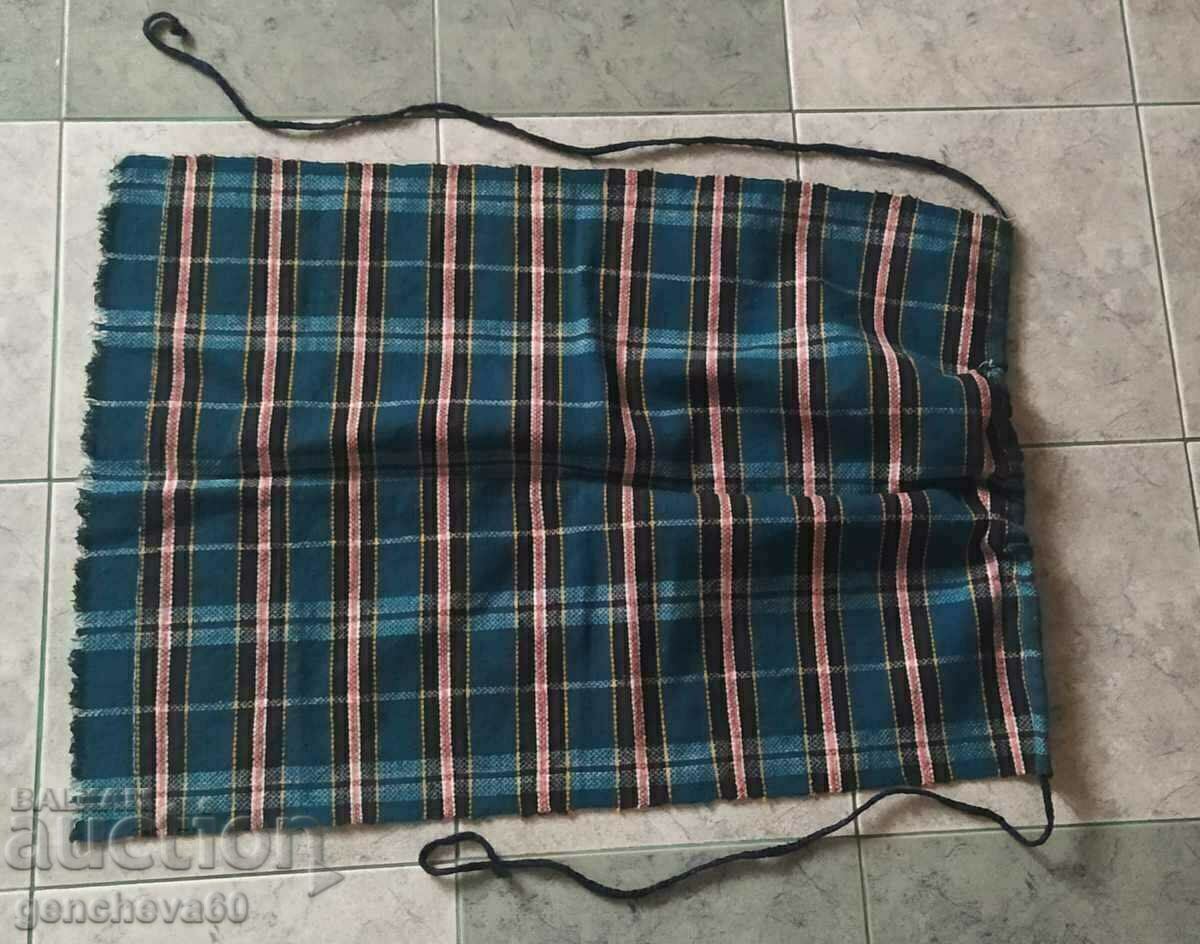 Authentic blue wool apron with price 30.00 BGN | € 15.34