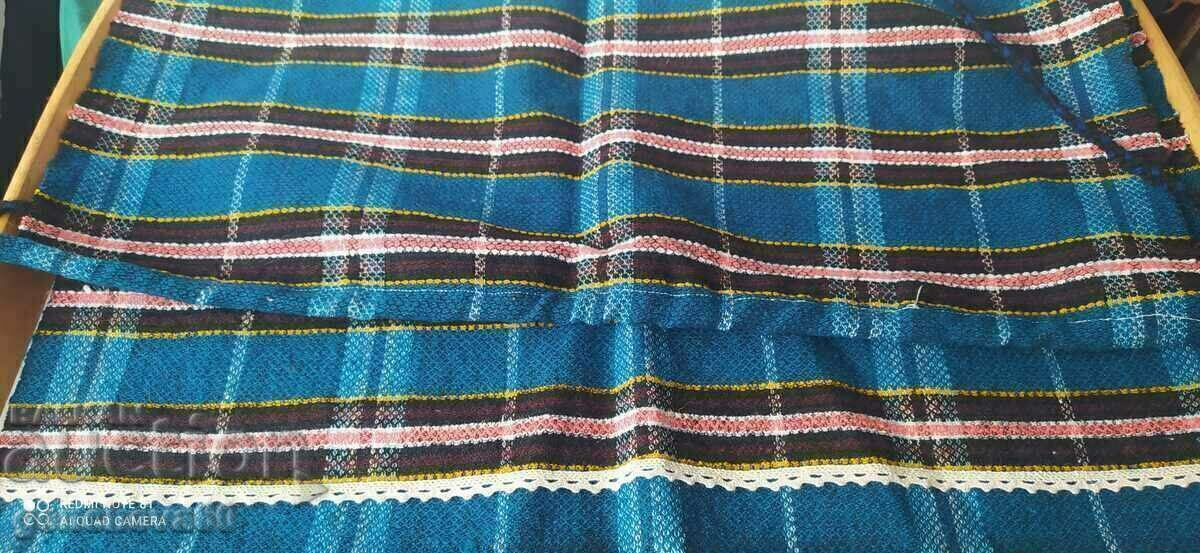 Auction  Authentic blue wool apron